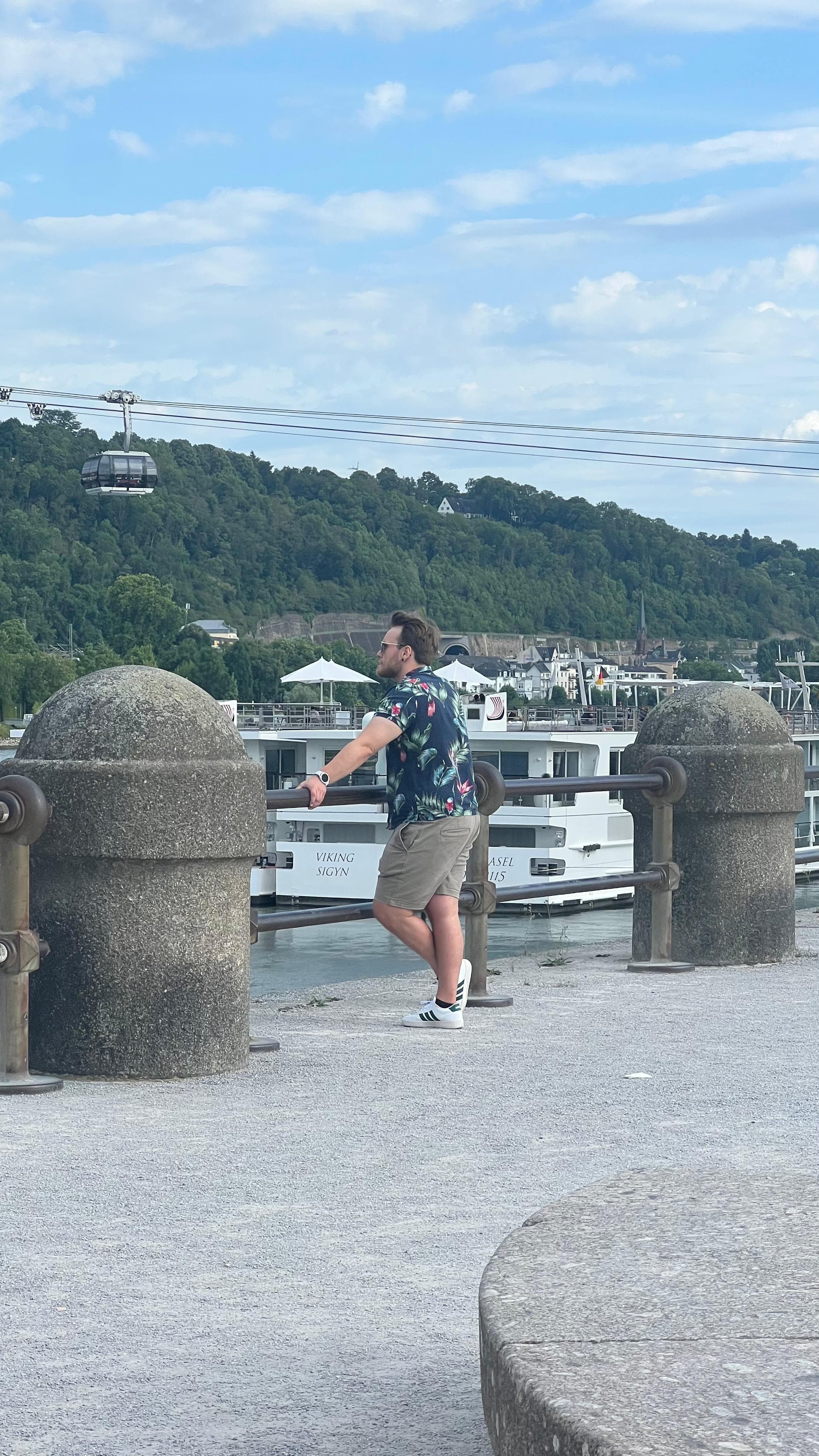 A candid scene connected to Dan Mill